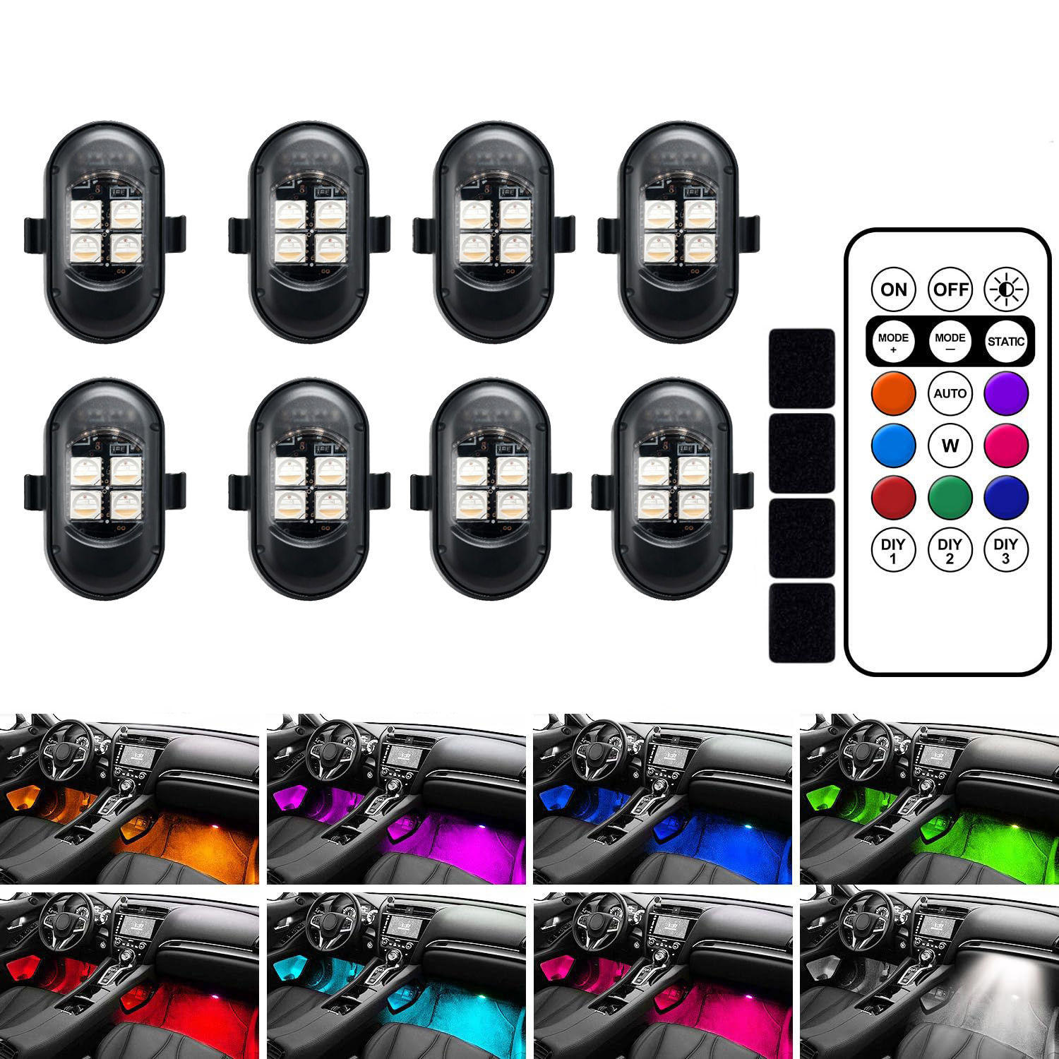Upgraded 4LEDs Wireless LED St - Drone Beacon Light incelemesi ve fiyatı
