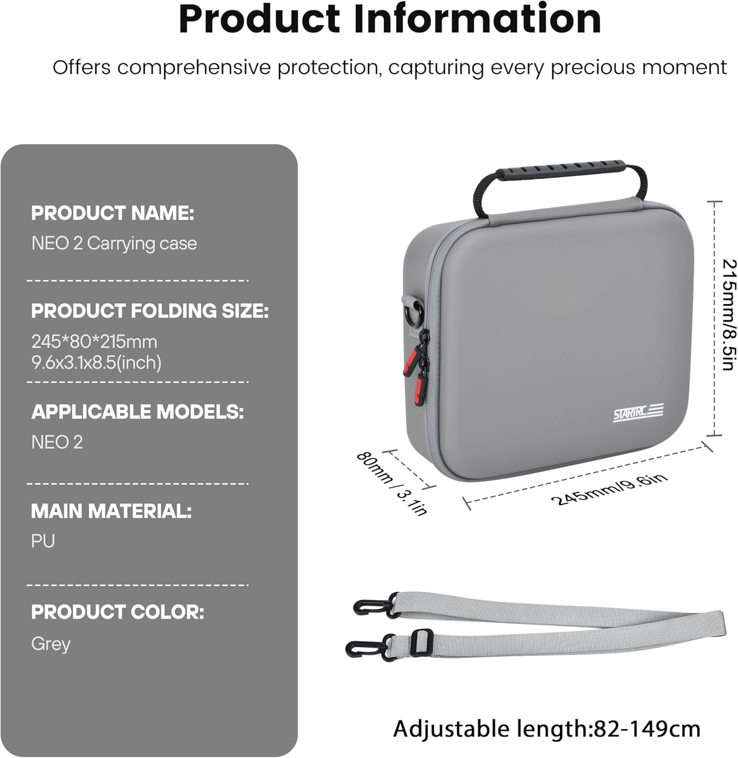 STARTRC Neo 2 Portable PU Shou - Drone Carrying Case incelemesi ve fiyatı