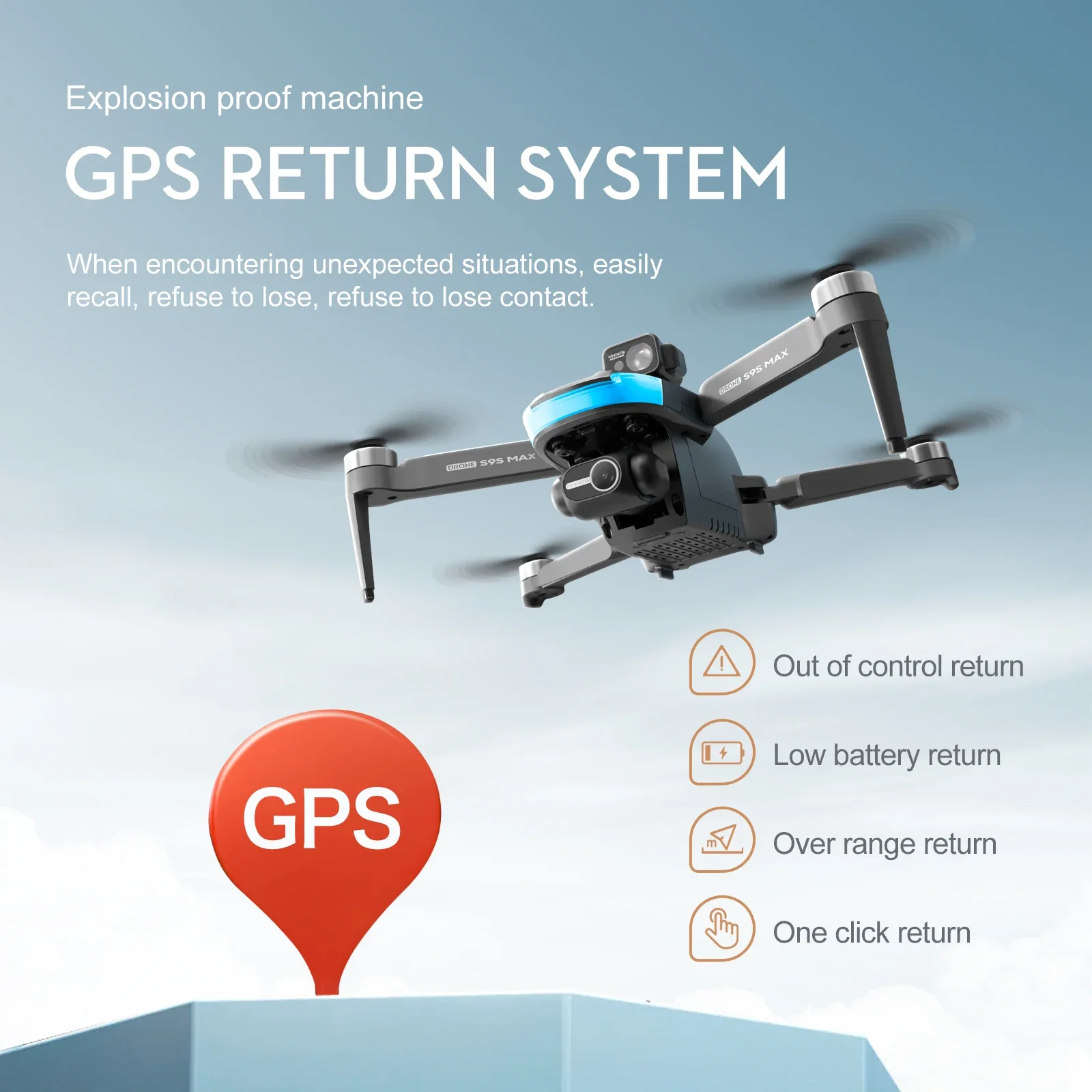 NEW S9S MAX MINI Drone 4K 2-Ax - Drone Remote Controller Lanyard incelemesi ve fiyatı