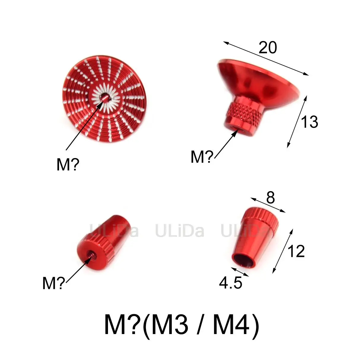 M3 M4 Aluminum Transmitter Joy - Drone Control Stick incelemesi ve fiyatı
