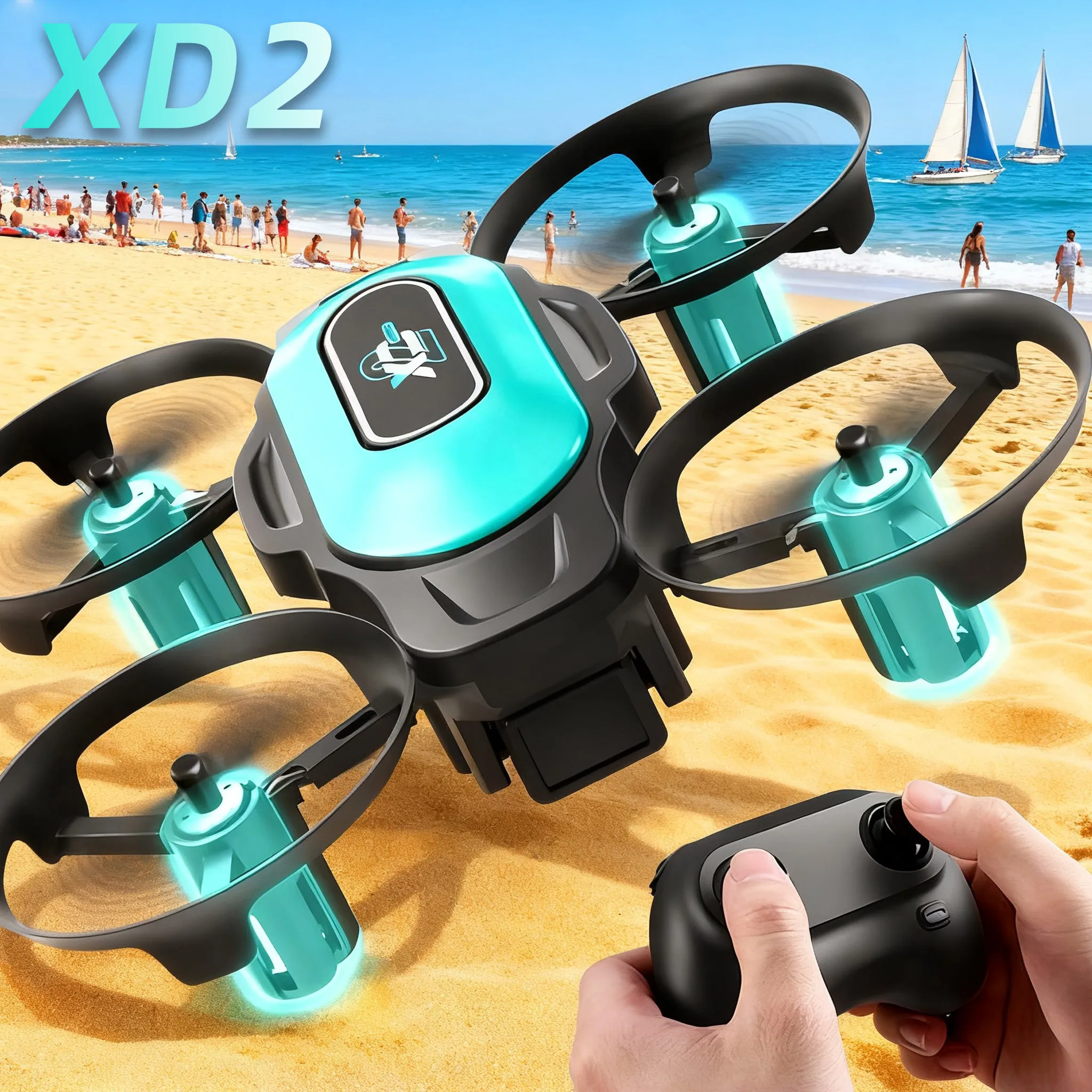 XD2 Mini Drone, 360° Stunt Fli - Drone Remote Controller Lanyard incelemesi ve fiyatı