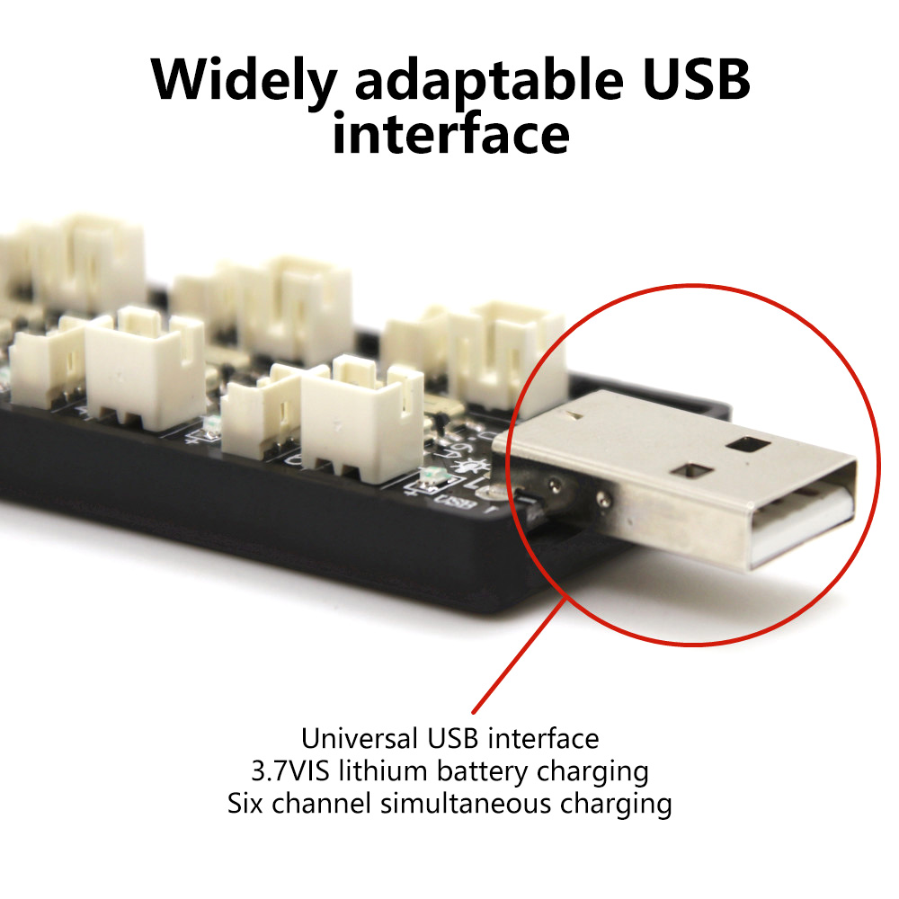 6-Channel 1S LiPo Battery Char - Drone Battery Adapter incelemesi ve fiyatı
