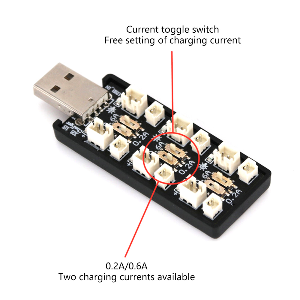 6-Channel 1S LiPo Battery Char - Drone Battery Adapter incelemesi ve fiyatı