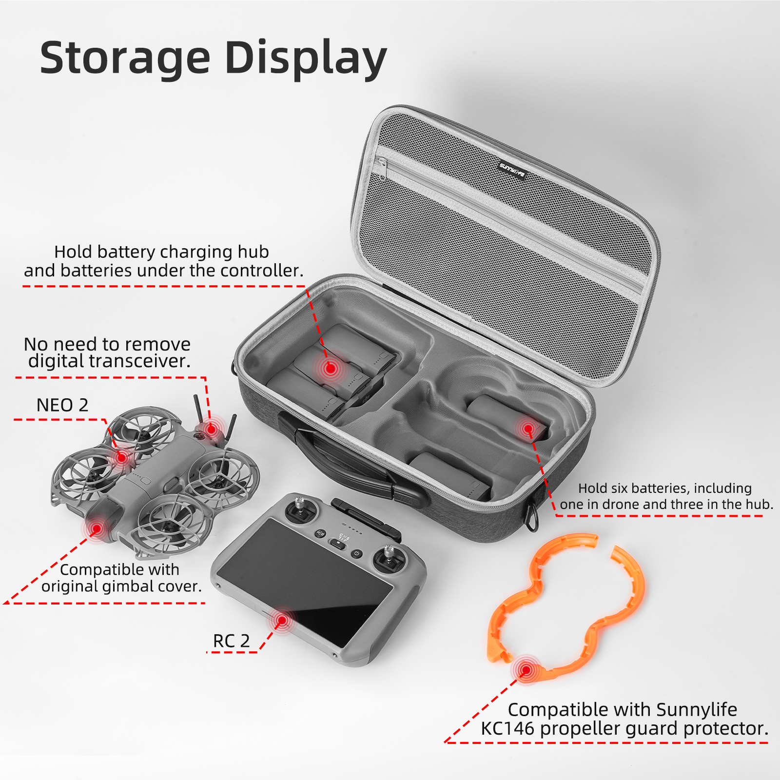 Portable Carrying Case For DJI - Drone Controller Hood incelemesi ve fiyatı