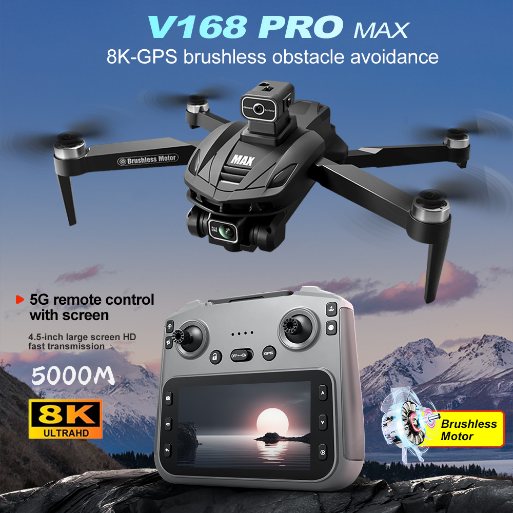 V168 PRO Max GPS Drone 8K Prof - Drone Battery Adapter incelemesi ve fiyatı