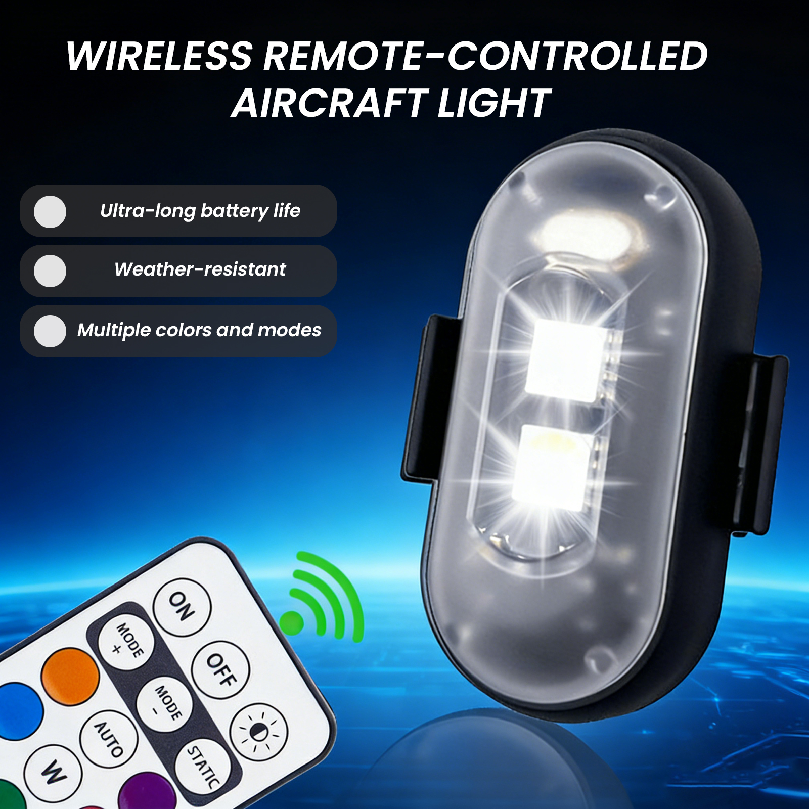 2/4/6PCS Wireless LED Strobe L - Drone Strobe Light incelemesi ve fiyatı