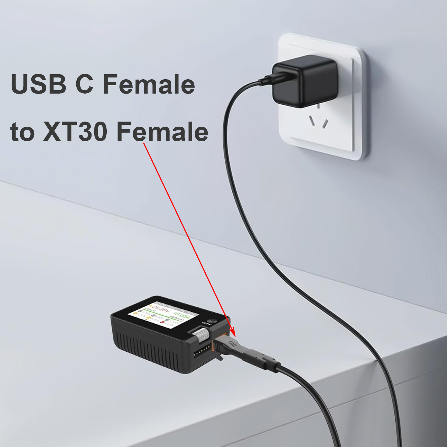 1pc USB Type C Female Input to - Drone Battery Adapter incelemesi ve fiyatı