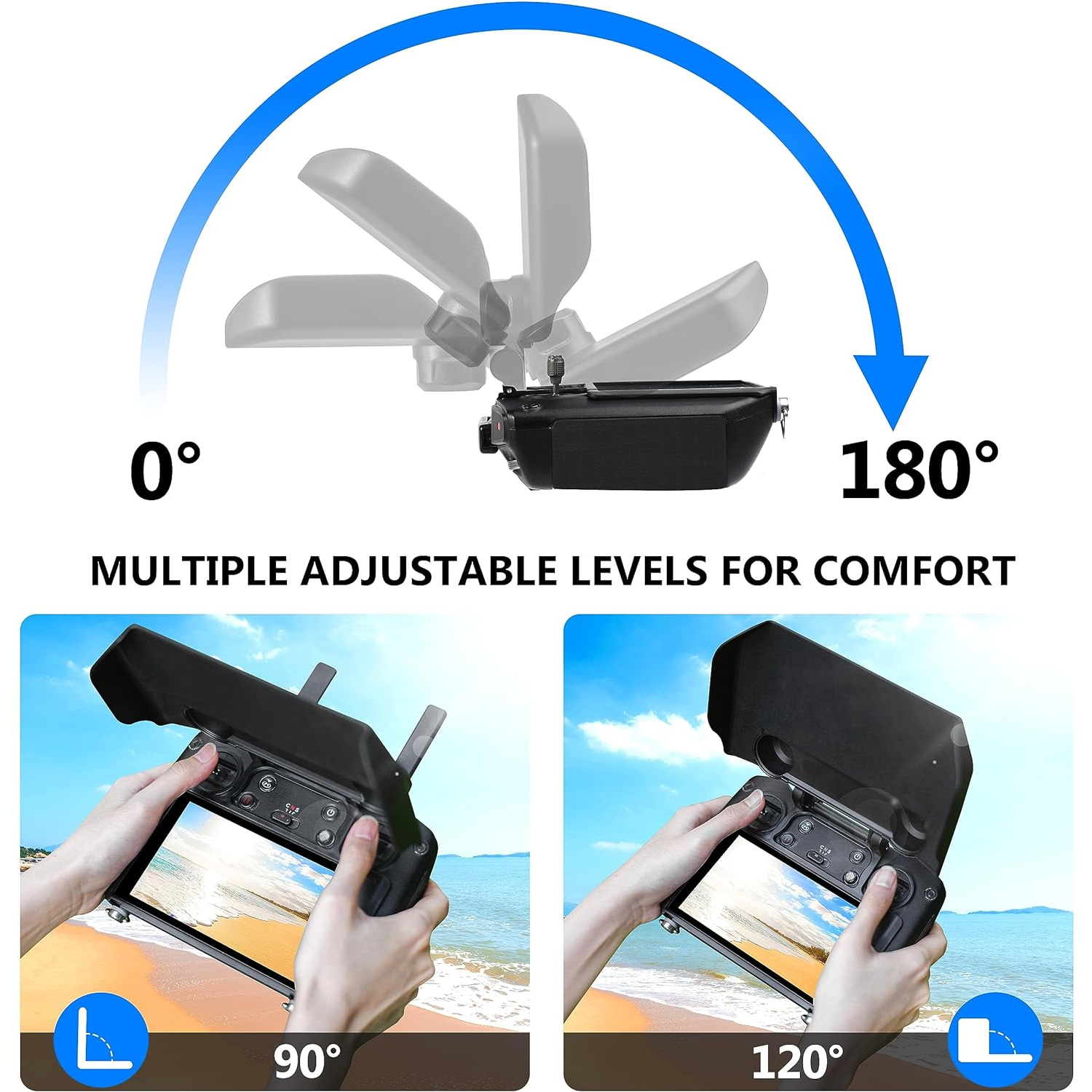 2-in-1 Sun Hood & Joystick Cov - Drone Controller Hood incelemesi ve fiyatı