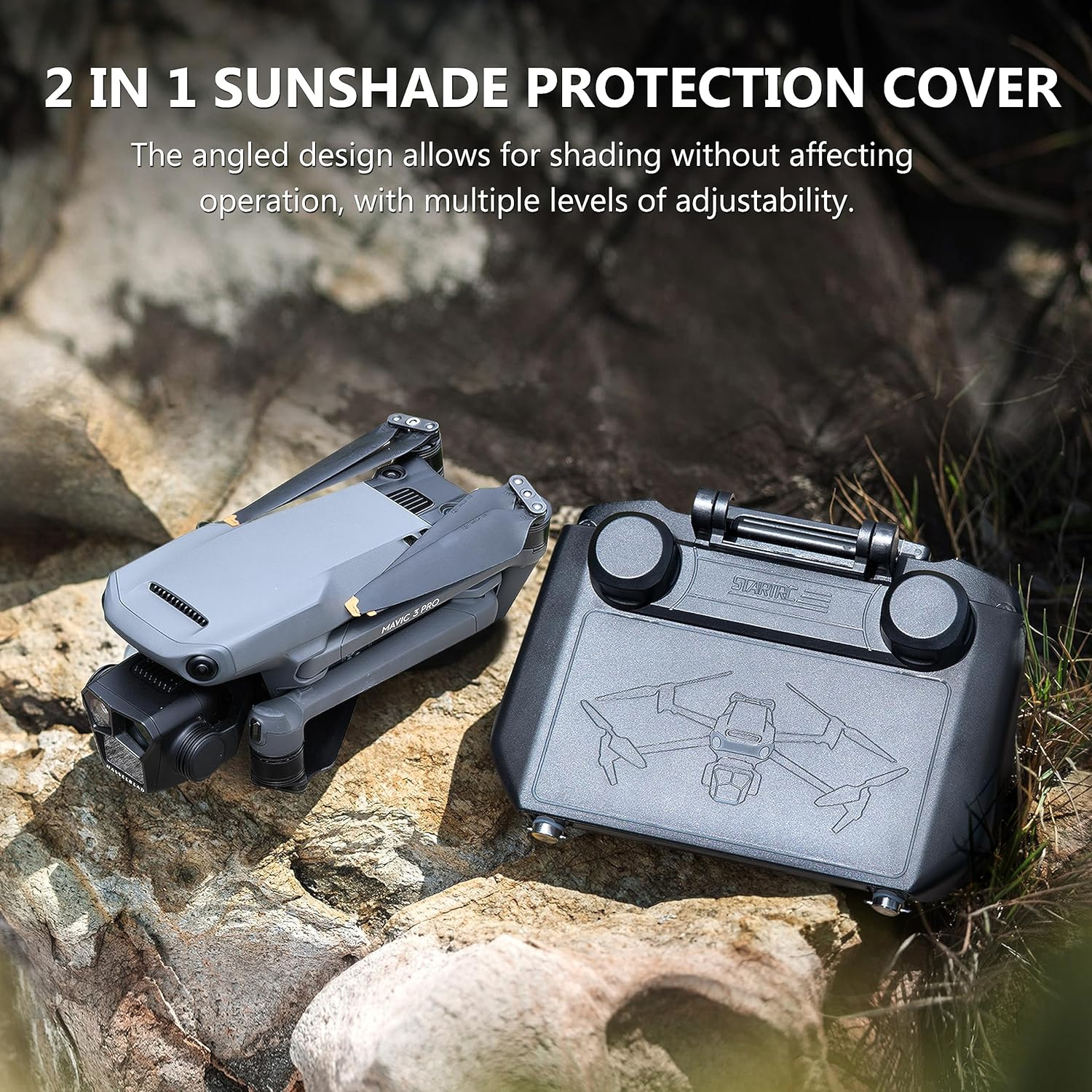2-in-1 Sun Hood & Joystick Cov - Drone Controller Hood incelemesi ve fiyatı