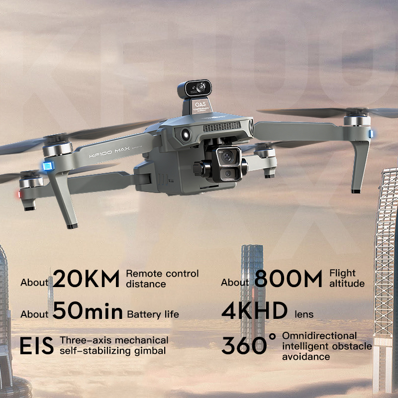 SJRC KF100 MAX 8K UHD Photo HD - Drone Battery Adapter incelemesi ve fiyatı