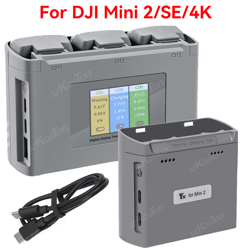For DJI Mavic Mini 2/SE Mini 4 - Drone Charging Hub incelemesi ve fiyatı
