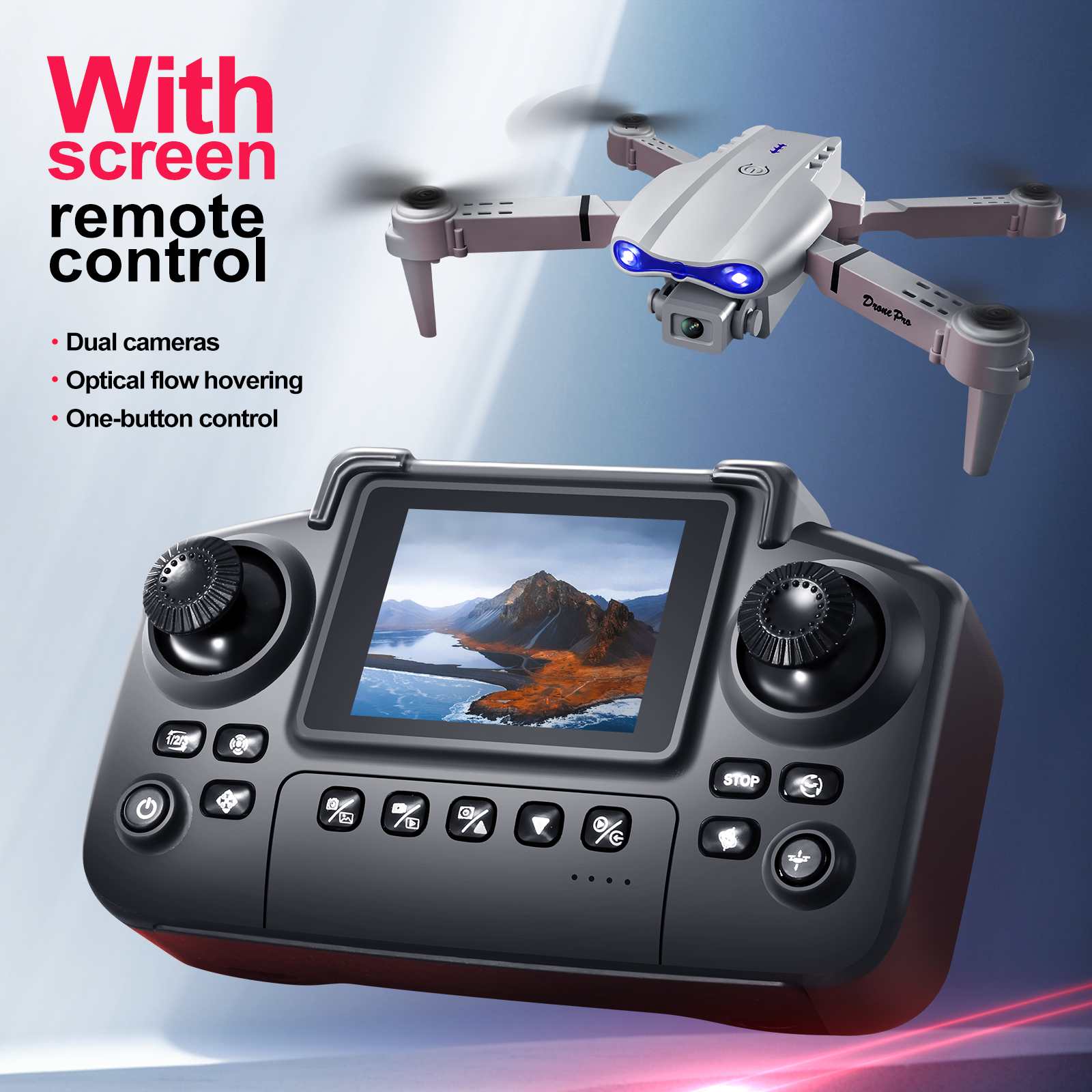2025 New E88 E99 Upgraded Dron - Drone Controller Screen incelemesi ve fiyatı