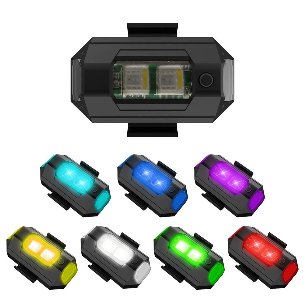 1PC 7 Color Mini USB Charging  - Drone Beacon Light incelemesi ve fiyatı