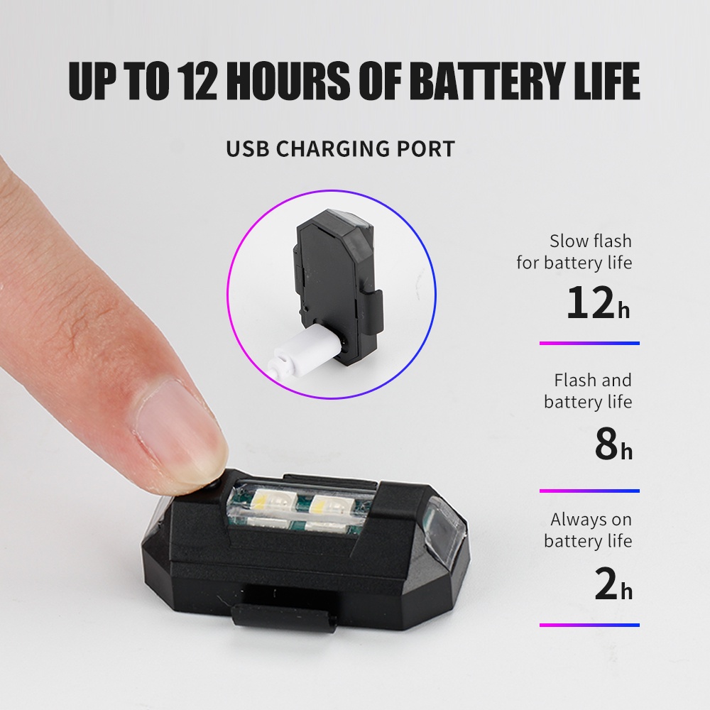 1PC 7 Color Mini USB Charging  - Drone Beacon Light incelemesi ve fiyatı