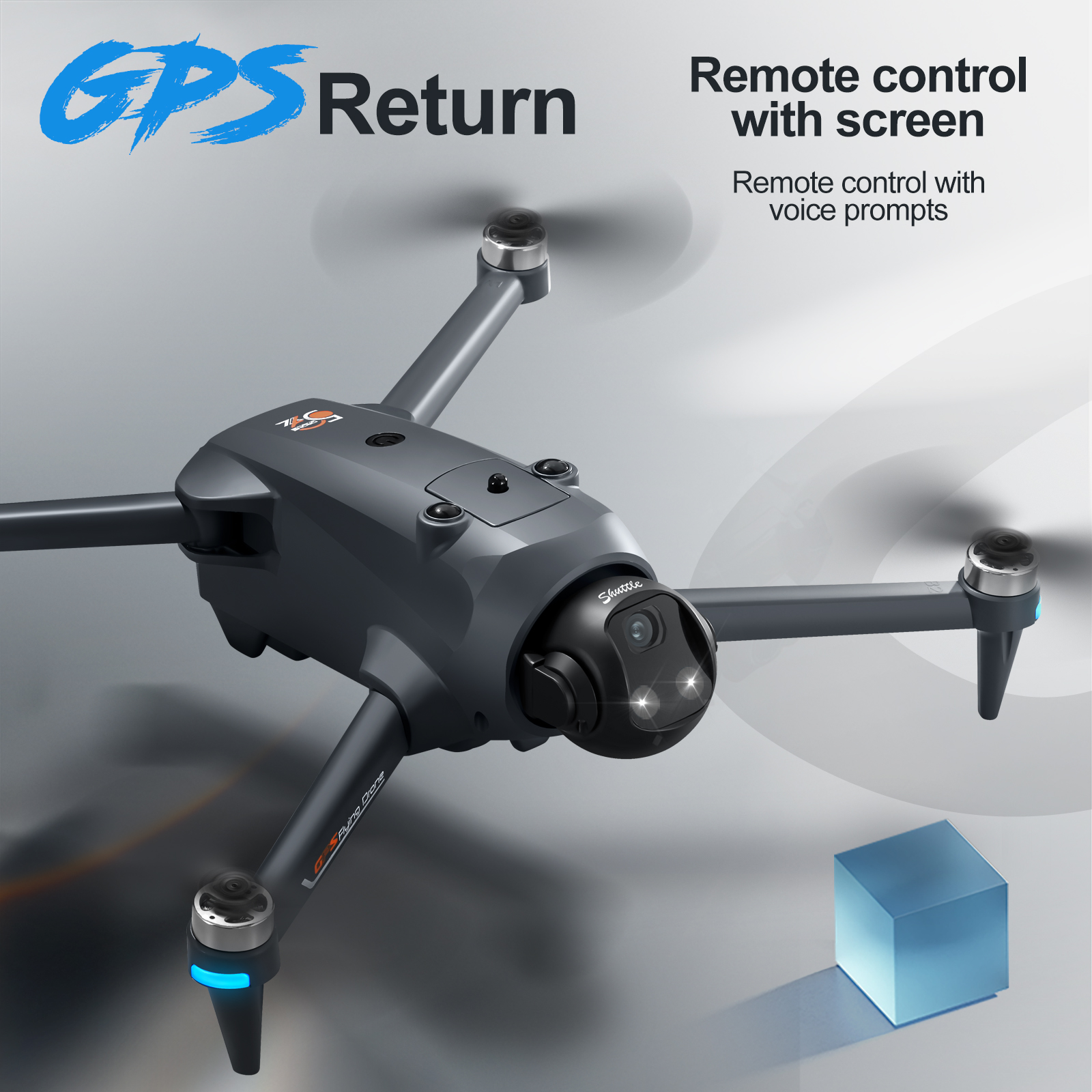 YL059 FPV GPS Quadcopter Drone - Drone Beacon Light incelemesi ve fiyatı