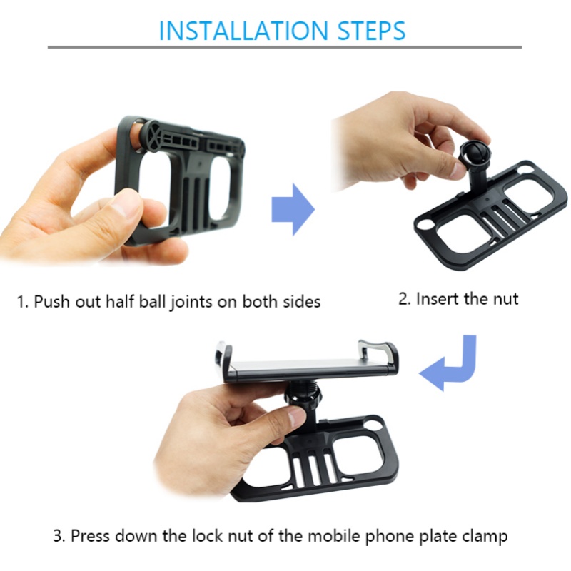 Tablet Holder Clip Adjustable  - Drone Tablet Mount incelemesi ve fiyatı