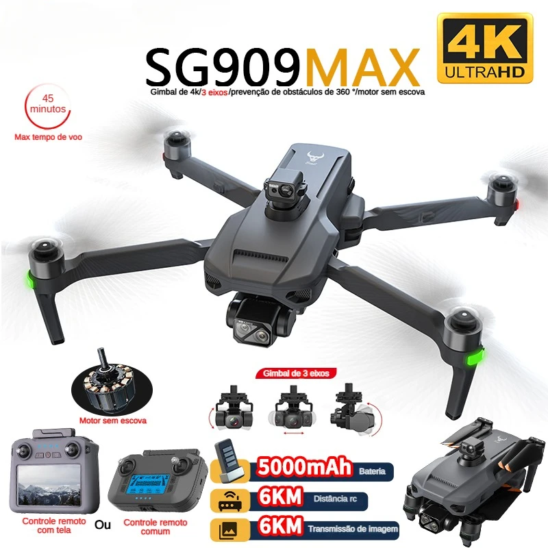 ZLL SG909 SG909MAX Professiona - Drone Controller Screen incelemesi ve fiyatı