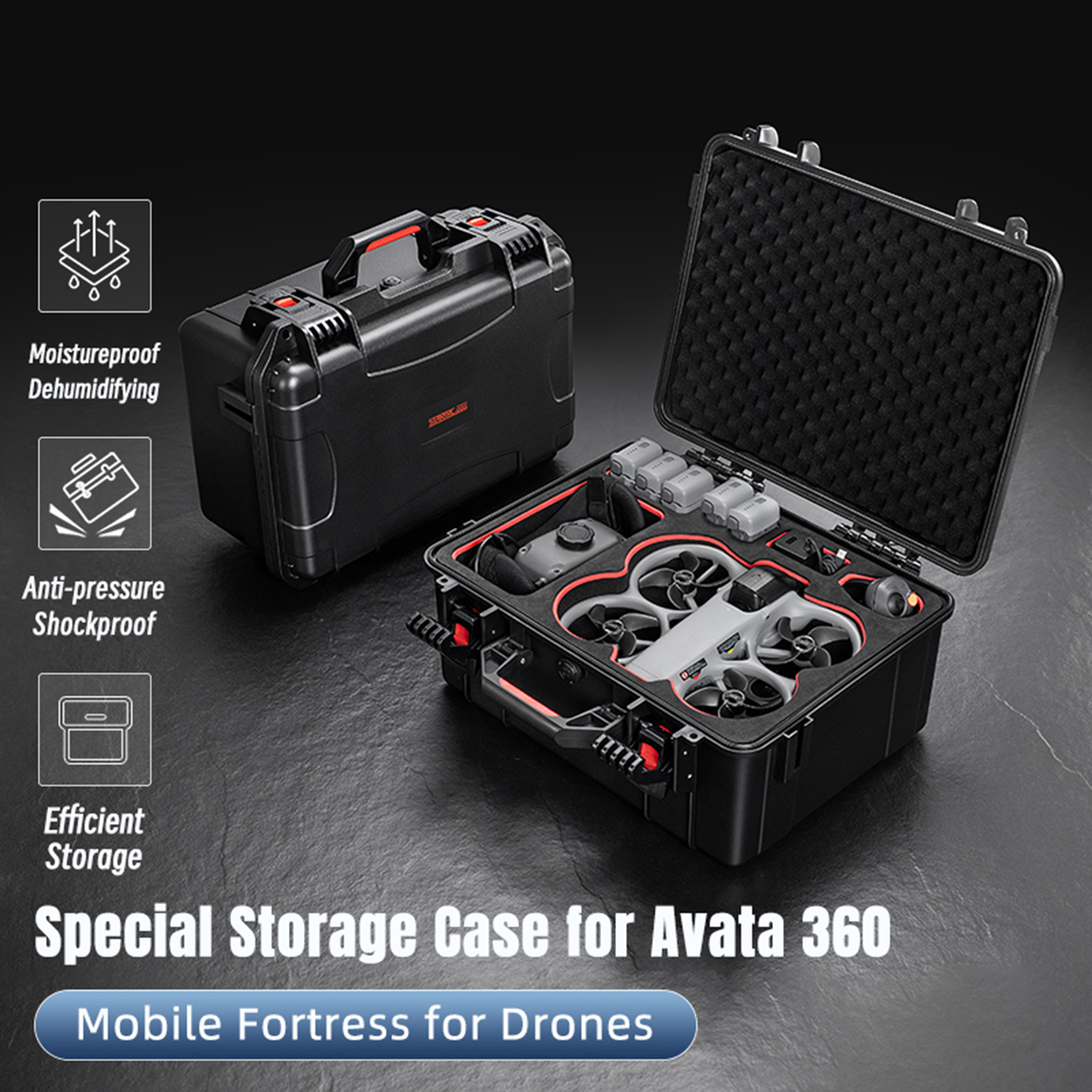 for Avata 360 Drone Accessorie - Drone Hard Shell Case incelemesi ve fiyatı