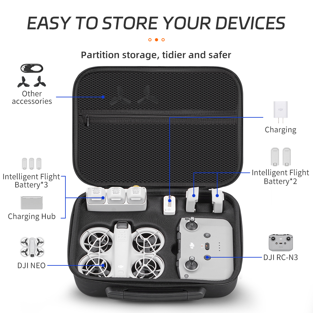 XFJI Carrying Case Compatible  - Drone Hard Shell Case incelemesi ve fiyatı
